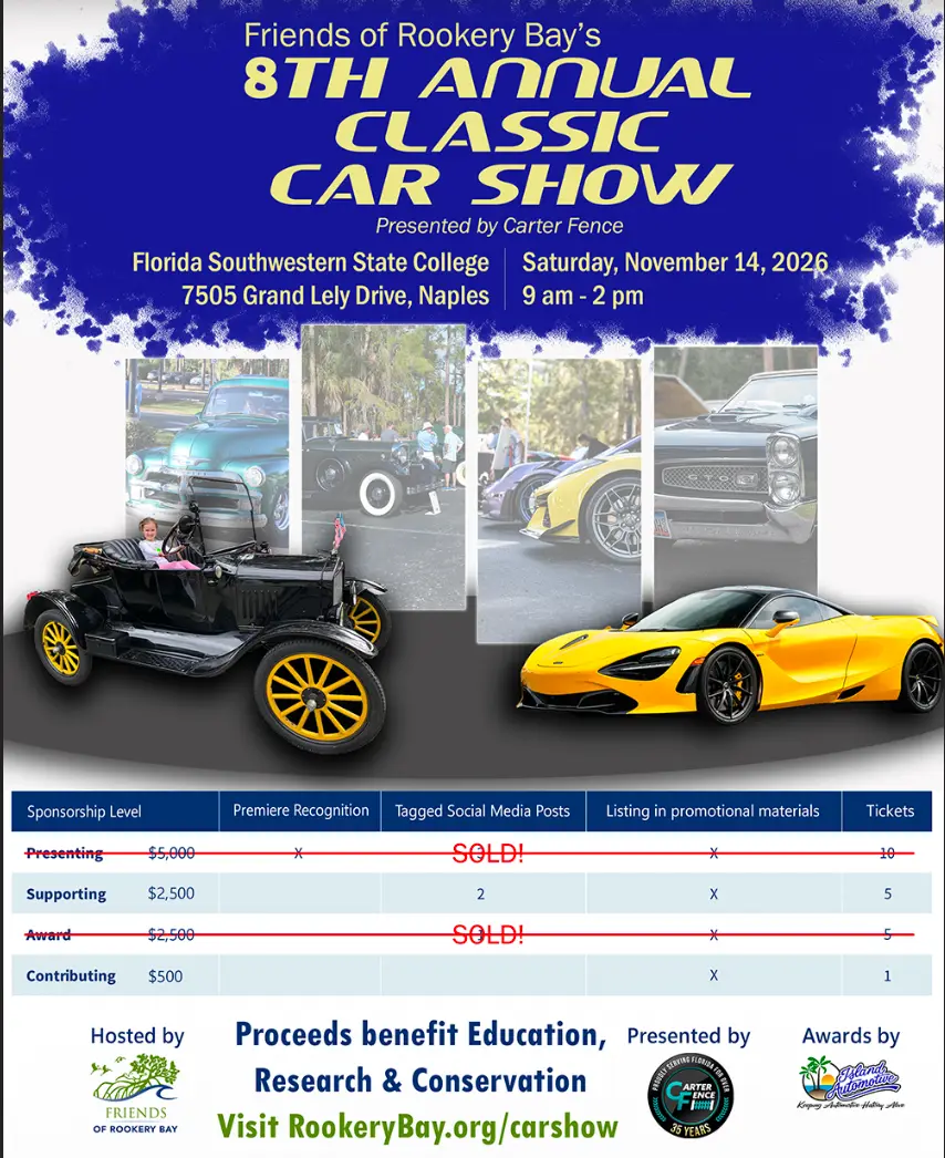Rookery Bay Classic Car Show